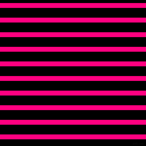 horizontal lines stripes, 16 pixel line width, 32 pixel line spacing, Deep Pink and Black horizontal lines and stripes seamless tileable