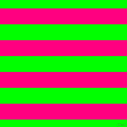 horizontal lines stripes, 64 pixel line width, 64 pixel line spacing, Deep Pink and Lime horizontal lines and stripes seamless tileable