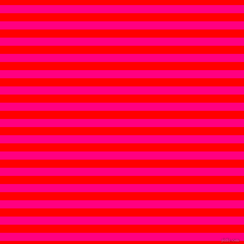 horizontal lines stripes, 16 pixel line width, 16 pixel line spacing, Deep Pink and Red horizontal lines and stripes seamless tileable