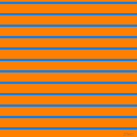 horizontal lines stripes, 8 pixel line width, 32 pixel line spacing, Dodger Blue and Dark Orange horizontal lines and stripes seamless tileable