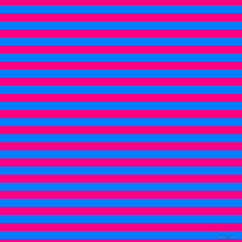 horizontal lines stripes, 16 pixel line width, 16 pixel line spacing, Dodger Blue and Deep Pink horizontal lines and stripes seamless tileable