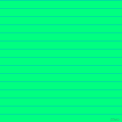 horizontal lines stripes, 1 pixel line width, 32 pixel line spacing, Dodger Blue and Spring Green horizontal lines and stripes seamless tileable