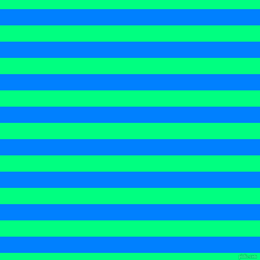 horizontal lines stripes, 32 pixel line width, 32 pixel line spacing, Dodger Blue and Spring Green horizontal lines and stripes seamless tileable