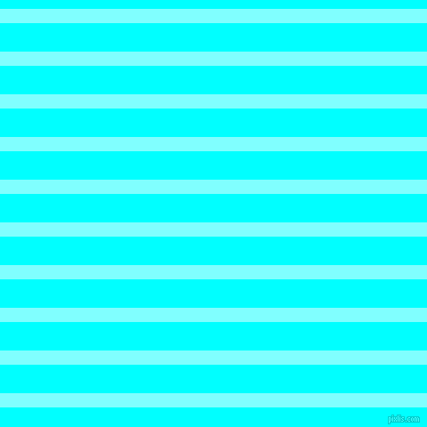 horizontal lines stripes, 16 pixel line width, 32 pixel line spacing, Electric Blue and Aqua horizontal lines and stripes seamless tileable