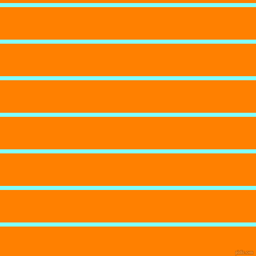 horizontal lines stripes, 8 pixel line width, 64 pixel line spacing, Electric Blue and Dark Orange horizontal lines and stripes seamless tileable