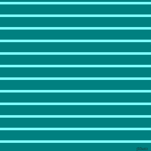 horizontal lines stripes, 8 pixel line width, 32 pixel line spacing, Electric Blue and Teal horizontal lines and stripes seamless tileable