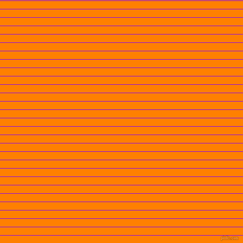 horizontal lines stripes, 1 pixel line width, 16 pixel line spacing, Electric Indigo and Dark Orange horizontal lines and stripes seamless tileable