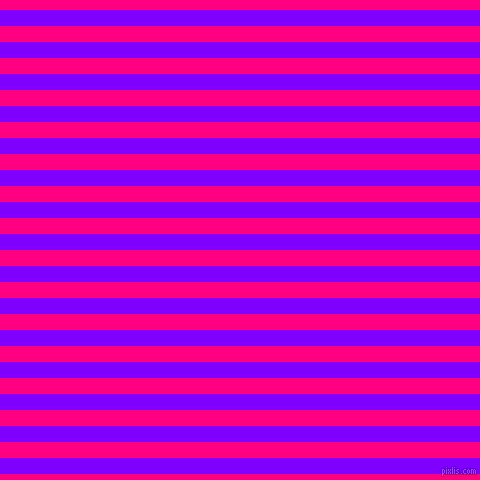 horizontal lines stripes, 16 pixel line width, 16 pixel line spacing, Electric Indigo and Deep Pink horizontal lines and stripes seamless tileable