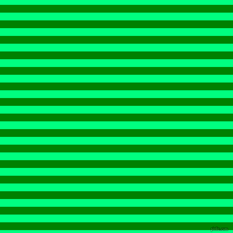 horizontal lines stripes, 16 pixel line width, 16 pixel line spacing, Green and Spring Green horizontal lines and stripes seamless tileable