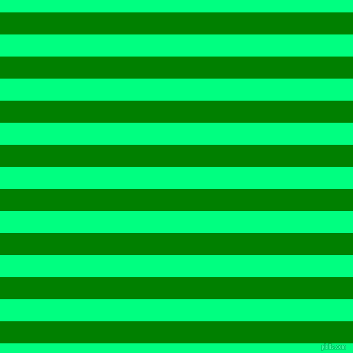 horizontal lines stripes, 32 pixel line width, 32 pixel line spacing, Green and Spring Green horizontal lines and stripes seamless tileable