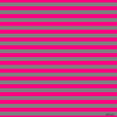 horizontal lines stripes, 16 pixel line width, 16 pixel line spacing, Grey and Deep Pink horizontal lines and stripes seamless tileable