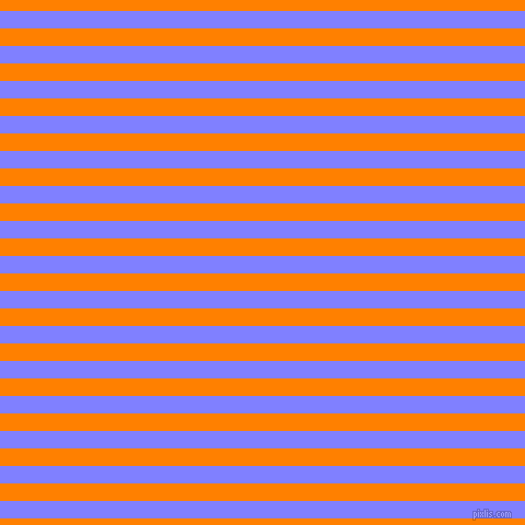 horizontal lines stripes, 16 pixel line width, 16 pixel line spacing, Light Slate Blue and Dark Orange horizontal lines and stripes seamless tileable