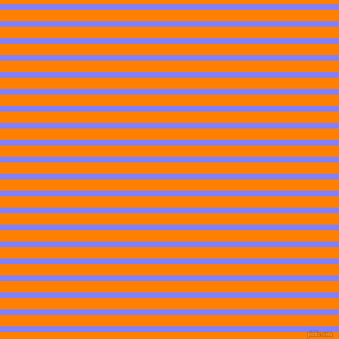 horizontal lines stripes, 8 pixel line width, 16 pixel line spacing, Light Slate Blue and Dark Orange horizontal lines and stripes seamless tileable