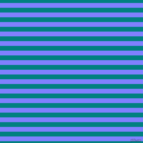 horizontal lines stripes, 16 pixel line width, 16 pixel line spacing, Light Slate Blue and Teal horizontal lines and stripes seamless tileable