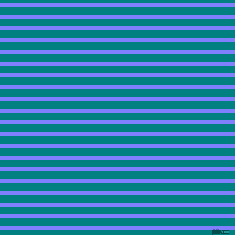 horizontal lines stripes, 8 pixel line width, 16 pixel line spacing, Light Slate Blue and Teal horizontal lines and stripes seamless tileable