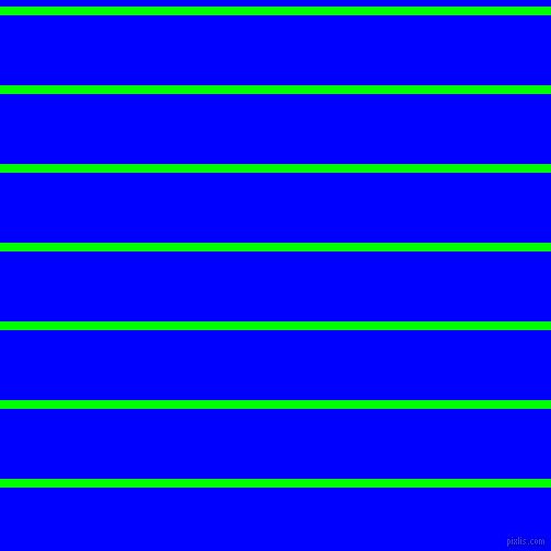 horizontal lines stripes, 8 pixel line width, 64 pixel line spacing, Lime and Blue horizontal lines and stripes seamless tileable