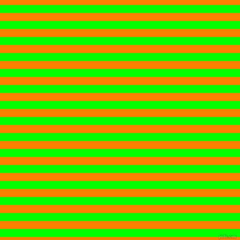 horizontal lines stripes, 16 pixel line width, 16 pixel line spacing, Lime and Dark Orange horizontal lines and stripes seamless tileable