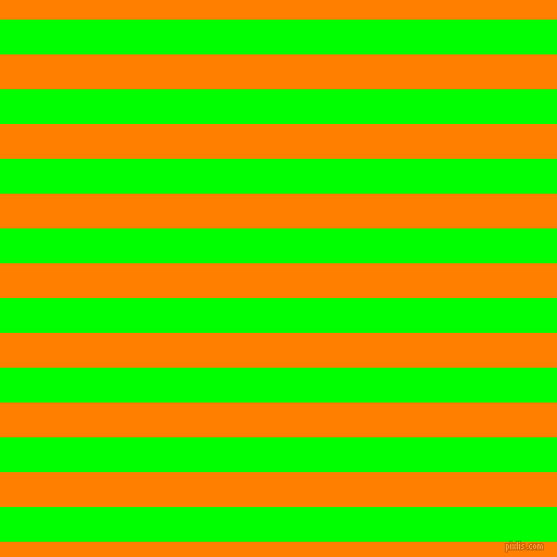 horizontal lines stripes, 32 pixel line width, 32 pixel line spacing, Lime and Dark Orange horizontal lines and stripes seamless tileable