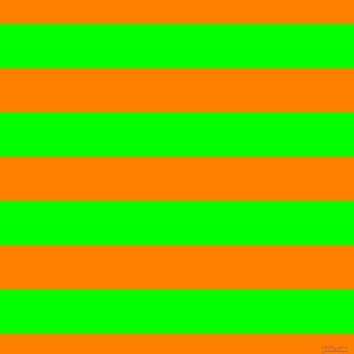 horizontal lines stripes, 64 pixel line width, 64 pixel line spacing, Lime and Dark Orange horizontal lines and stripes seamless tileable