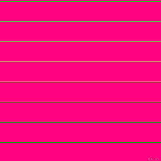 horizontal lines stripes, 2 pixel line width, 64 pixel line spacing, Lime and Deep Pink horizontal lines and stripes seamless tileable