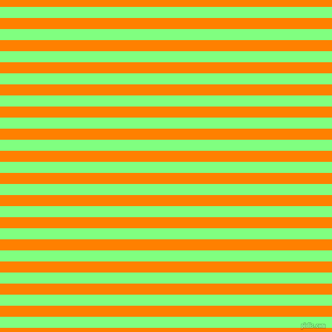 horizontal lines stripes, 16 pixel line width, 16 pixel line spacing, Mint Green and Dark Orange horizontal lines and stripes seamless tileable