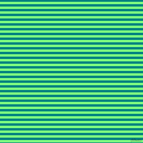 horizontal lines stripes, 8 pixel line width, 8 pixel line spacing, Mint Green and Teal horizontal lines and stripes seamless tileable