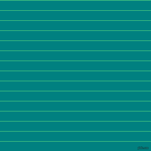horizontal lines stripes, 1 pixel line width, 32 pixel line spacing, Mint Green and Teal horizontal lines and stripes seamless tileable