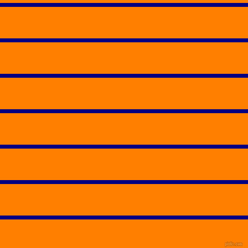 horizontal lines stripes, 8 pixel line width, 64 pixel line spacing, Navy and Dark Orange horizontal lines and stripes seamless tileable