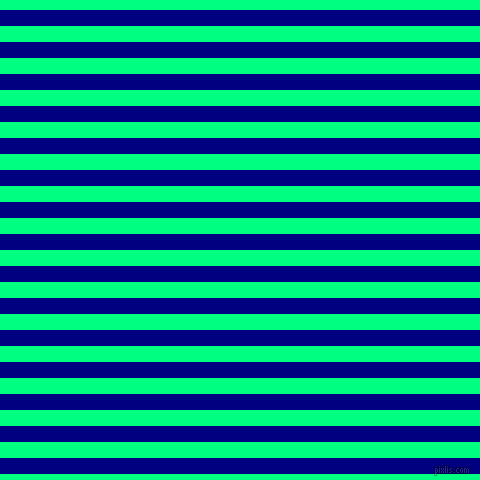 horizontal lines stripes, 16 pixel line width, 16 pixel line spacing, Navy and Spring Green horizontal lines and stripes seamless tileable