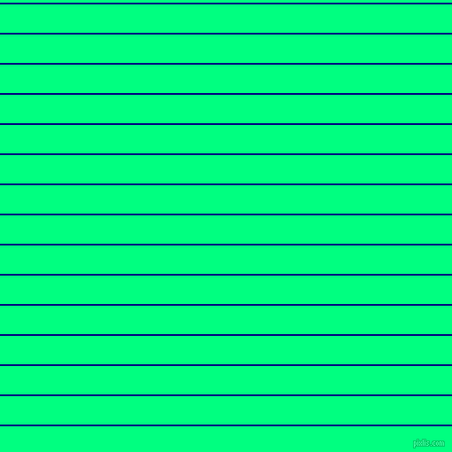 horizontal lines stripes, 2 pixel line width, 32 pixel line spacing, Navy and Spring Green horizontal lines and stripes seamless tileable