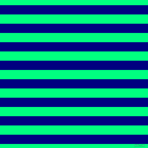 horizontal lines stripes, 32 pixel line width, 32 pixel line spacing, Navy and Spring Green horizontal lines and stripes seamless tileable