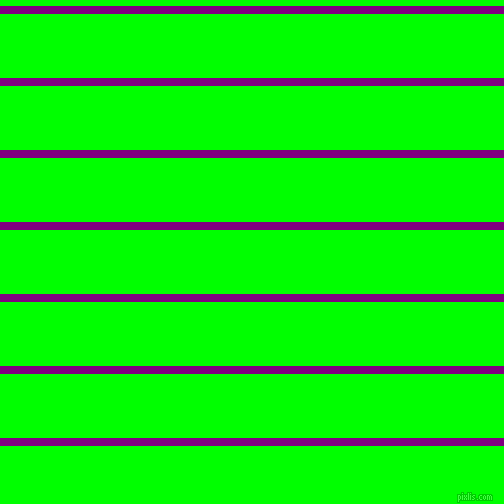 horizontal lines stripes, 8 pixel line width, 64 pixel line spacing, Purple and Lime horizontal lines and stripes seamless tileable