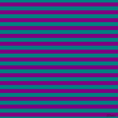 horizontal lines stripes, 16 pixel line width, 16 pixel line spacing, Purple and Teal horizontal lines and stripes seamless tileable