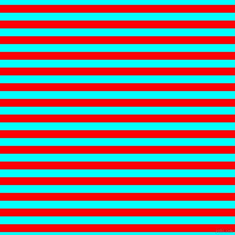 horizontal lines stripes, 16 pixel line width, 16 pixel line spacing, Red and Aqua horizontal lines and stripes seamless tileable