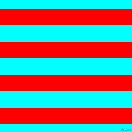 horizontal lines stripes, 64 pixel line width, 64 pixel line spacing, Red and Aqua horizontal lines and stripes seamless tileable