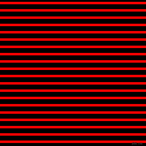 horizontal lines stripes, 8 pixel line width, 16 pixel line spacing, Red and Black horizontal lines and stripes seamless tileable