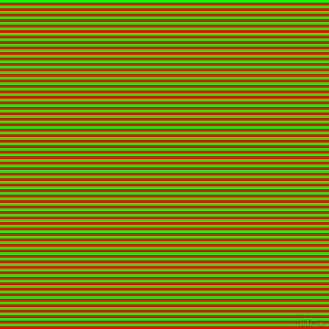 horizontal lines stripes, 4 pixel line width, 4 pixel line spacing, Red and Lime horizontal lines and stripes seamless tileable