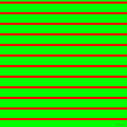 horizontal lines stripes, 8 pixel line width, 32 pixel line spacing, Red and Lime horizontal lines and stripes seamless tileable