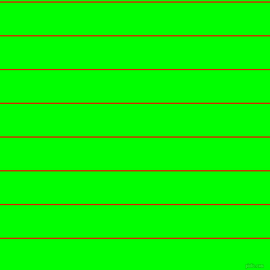 horizontal lines stripes, 2 pixel line width, 64 pixel line spacing, Red and Lime horizontal lines and stripes seamless tileable