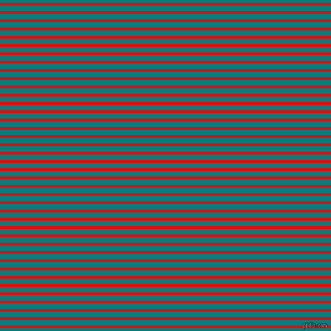 horizontal lines stripes, 4 pixel line width, 8 pixel line spacing, Red and Teal horizontal lines and stripes seamless tileable