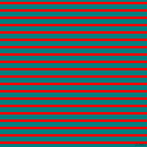 horizontal lines stripes, 8 pixel line width, 16 pixel line spacing, Red and Teal horizontal lines and stripes seamless tileable