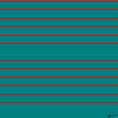 horizontal lines stripes, 4 pixel line width, 32 pixel line spacing, Red and Teal horizontal lines and stripes seamless tileable