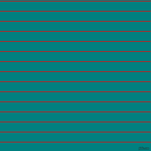 horizontal lines stripes, 2 pixel line width, 32 pixel line spacing, Red and Teal horizontal lines and stripes seamless tileable
