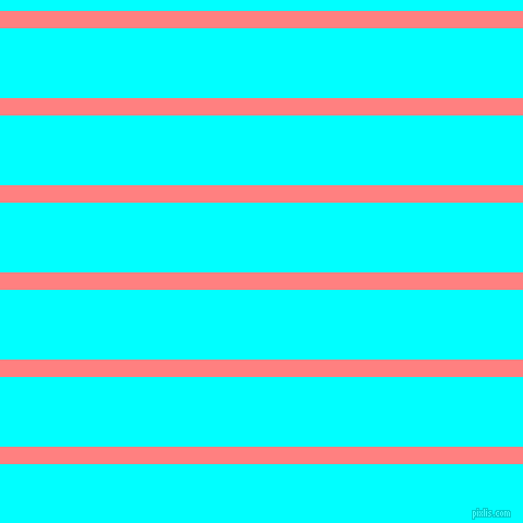 horizontal lines stripes, 16 pixel line width, 64 pixel line spacing, Salmon and Aqua horizontal lines and stripes seamless tileable