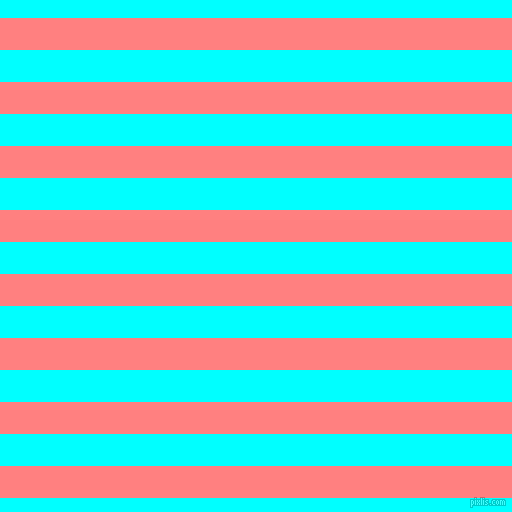 horizontal lines stripes, 32 pixel line width, 32 pixel line spacing, Salmon and Aqua horizontal lines and stripes seamless tileable