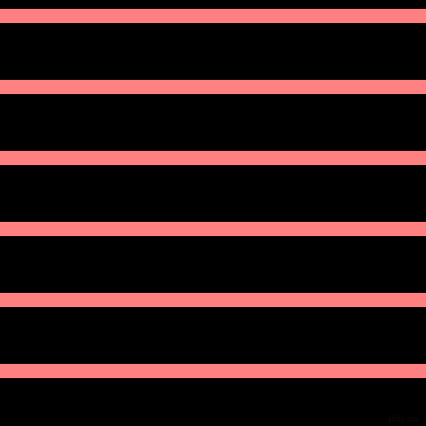 horizontal lines stripes, 16 pixel line width, 64 pixel line spacing, Salmon and Black horizontal lines and stripes seamless tileable
