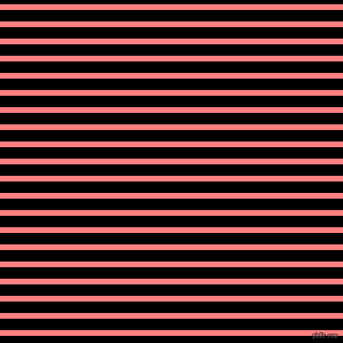 horizontal lines stripes, 8 pixel line width, 16 pixel line spacing, Salmon and Black horizontal lines and stripes seamless tileable