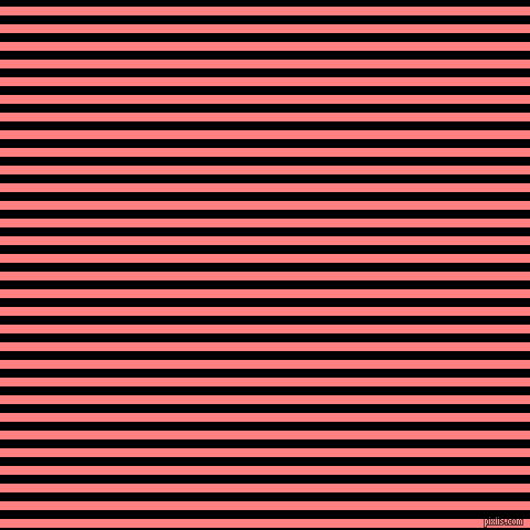 horizontal lines stripes, 8 pixel line width, 8 pixel line spacing, Salmon and Black horizontal lines and stripes seamless tileable