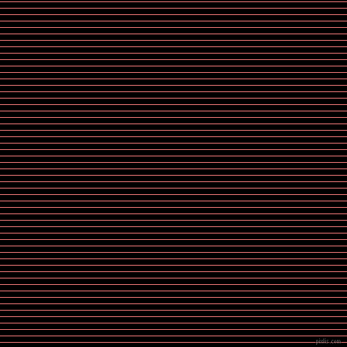 horizontal lines stripes, 1 pixel line width, 8 pixel line spacing, Salmon and Black horizontal lines and stripes seamless tileable