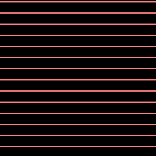 horizontal lines stripes, 4 pixel line width, 32 pixel line spacing, Salmon and Black horizontal lines and stripes seamless tileable